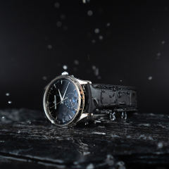 【仿鳄鱼皮纹】维瑞亚VAGENARI橡胶表带适用于积家大师39mm