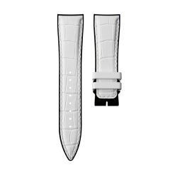 【仿鳄鱼皮纹】维瑞亚VAGENARI橡胶表带适用于积家大师39mm