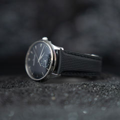 【格纹】维瑞亚VAGENARI橡胶表带适用于积家大师39mm