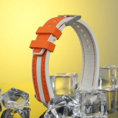 维瑞亚VAGENARI橡胶表带适用于GrandSeiko冠蓝狮SBGA407G