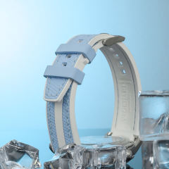 维瑞亚VAGENARI橡胶表带适用于GrandSeiko冠蓝狮SBGA407G