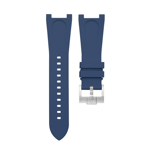 维瑞亚橡胶表带适用于芝柏Laureato Chronograph 42mm