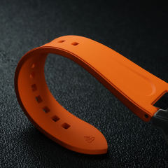 维瑞亚橡胶表带适用于芝柏Laureato Chronograph 42mm