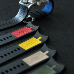 维瑞亚VAGENARI 橡胶表带适用于沛纳海Pam01312 Pam01313 Pam01314 专用胶带