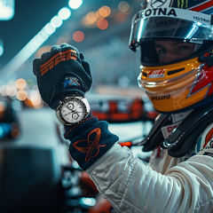 维瑞亚VAGENARI橡胶表带适用于OMEGA超霸赛车计时44.25mm