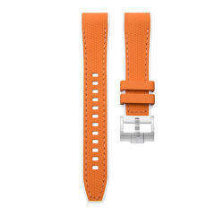 维瑞亚VAGENARI橡胶表带适用于劳力士白金迪通拿水泥灰116509针扣款