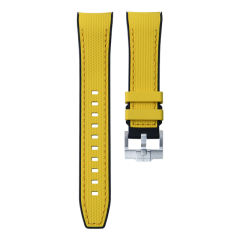 维瑞亚VAGENARI 橡胶表带适用于OMEGA海马300复古41mm系列