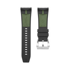 维瑞亚 橡胶表带适用于沛纳海Luminor Marina PAM422 47毫米表径