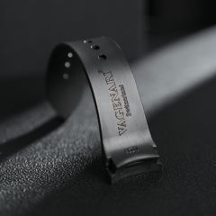 (弧形接口)维瑞亚橡胶表带适用于宝珀五十寻5015 5085 45mm