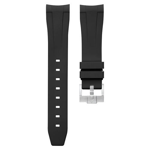 维瑞亚橡胶表带适用于劳力士潜航者 41mm 126610.126613.124060 针扣款
