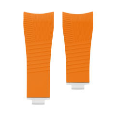 维瑞亚双色橡胶表带适用于劳力士潜航者陶瓷圈 116610.116613.114060