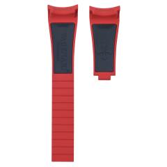 维瑞亚橡胶表带适用于劳力士恒动 124300 41mm