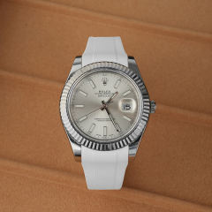 维瑞亚橡胶表带适用于老款日志41mm 116334.116300.116333.116331