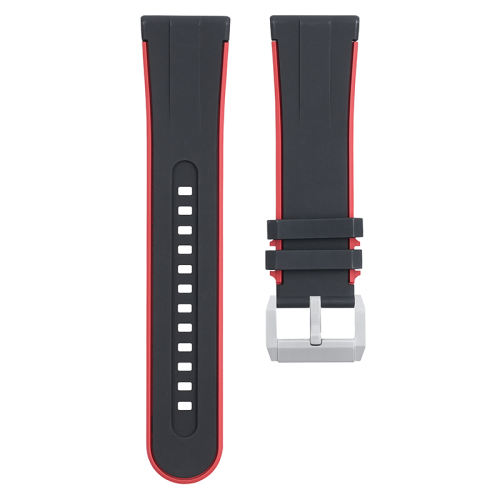 Vagenari维瑞亚双色平头通用橡胶表带23mm