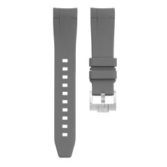 (弧形接口)维瑞亚橡胶表带适用于劳力士游艇名仕37mm 268622 针扣款