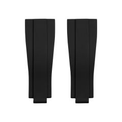 【无减震条】维瑞亚橡胶表带适用于劳力士GMT 126*** 含金属头粒和无减震胶带（无法匹配五珠链带表扣）