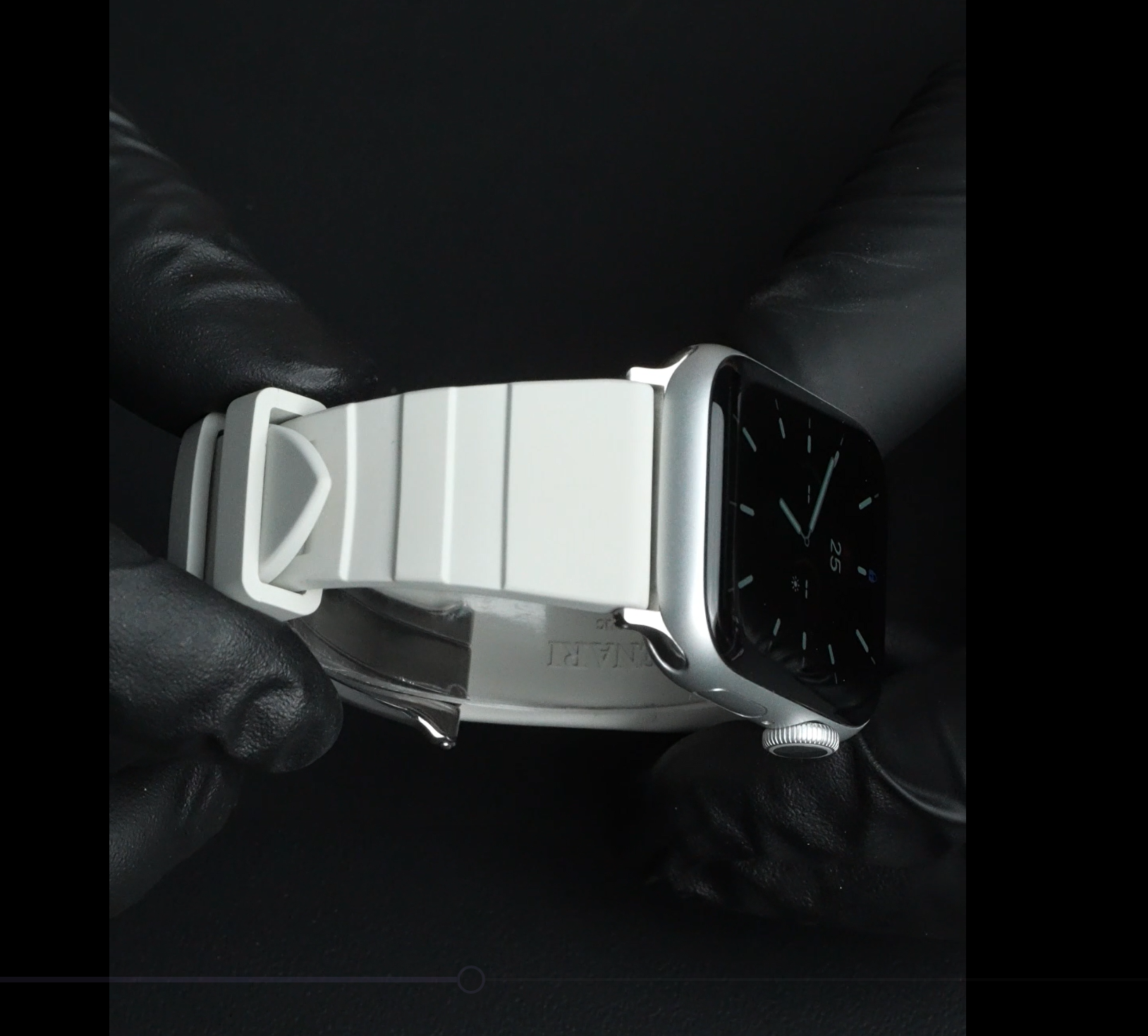 维瑞亚橡胶表带适用于苹果手表Apple Watch 38/40/41/42mm