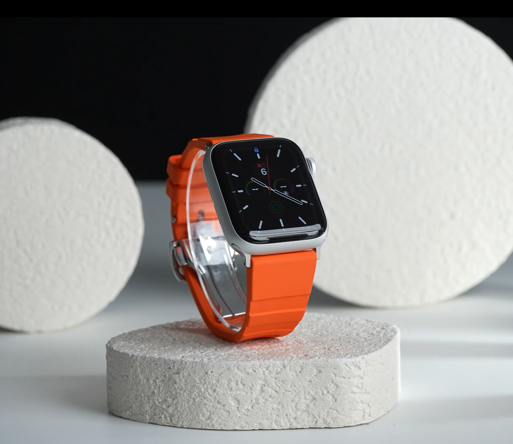 维瑞亚橡胶表带适用于苹果手表Apple Watch 38/40/41/42mm