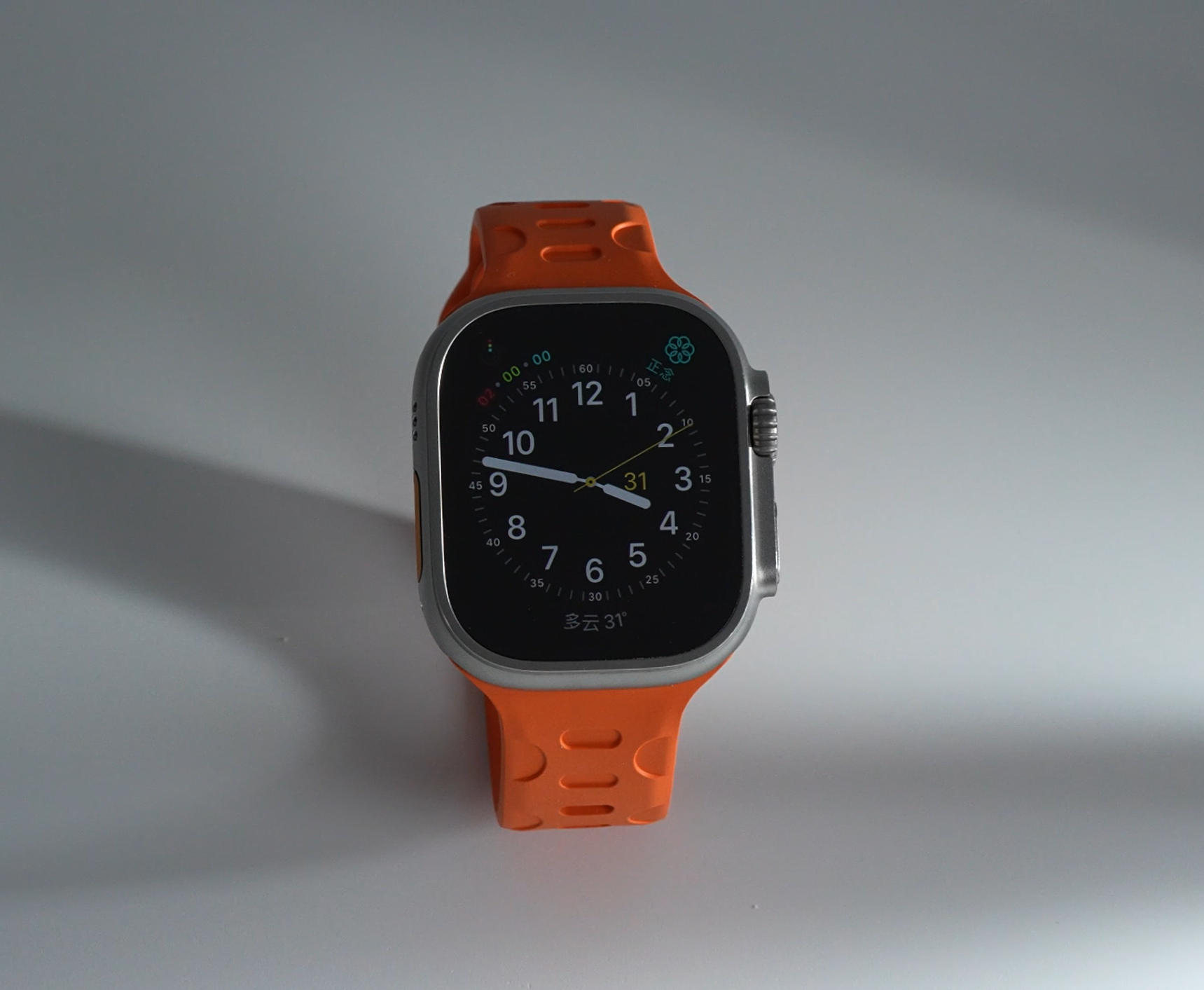 维瑞亚橡胶表带适用于苹果手表applewatch9 Ultra2 49/45/44mm