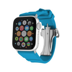 维瑞亚橡胶表带适用于苹果手表Apple Watch 38/40/41/42mm