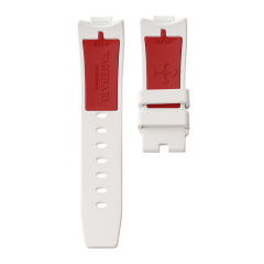 维瑞亚橡胶表带适用于沛纳海庐米诺杜尔Luna Rossa Pam1306女款