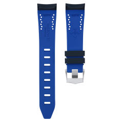 维瑞亚VAGENARI橡胶表带适用于OMEGA超霸月之暗面44.25mm（老款一代）