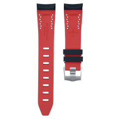 维瑞亚VAGENARI橡胶表带适用于OMEGA超霸月之暗面44.25mm（老款一代）