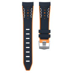 维瑞亚VAGENARI橡胶表带适用于OMEGA超霸月之暗面44.25mm（老款一代）