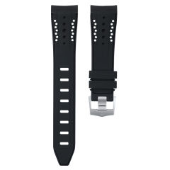 维瑞亚VAGENARI橡胶表带适用于OMEGA超霸月之暗面44.25mm（老款一代）