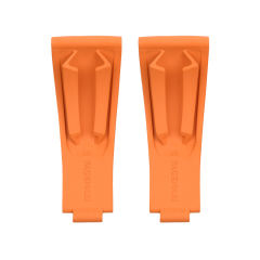 维瑞亚橡胶表带适用于新水鬼41 126610 126613 124060含外置钢头粒