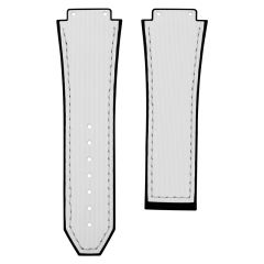 细条纹橡胶表带适用于宇舶经典融合计时码表系列42/45mm表径