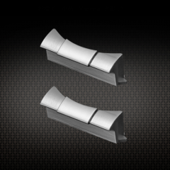 【有减震条】维瑞亚橡胶表带适用于GMT 126*** 三板带含外置钢头粒（无法匹配五珠链带表扣）