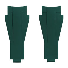 维瑞亚橡胶表带适用于劳力士鬼王 44mm 陶瓷圈116660