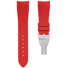 维瑞亚橡胶表带适用于领潜42mm钛壳M25600 M25610