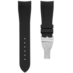 维瑞亚橡胶表带适用于领潜42mm钛壳M25600 M25610