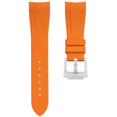 维瑞亚橡胶表带适用于领潜钛壳42mmM25600 M25610