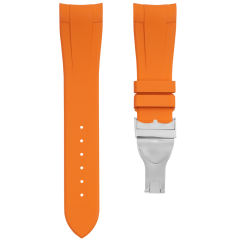 维瑞亚橡胶表带适用于领潜42mm钛壳M25600 M25610