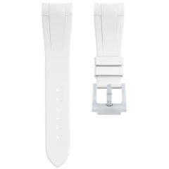 维瑞亚橡胶表带适用于领潜钛壳42mmM25600 M25610