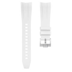 (弧形接口)Vagenari维瑞亚橡胶表带针扣款适用于劳力士纵航者42mm326934.336934.336933.336938.336935