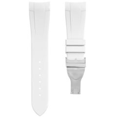 维瑞亚橡胶表带适用于领潜42mm钛壳M25600 M25610