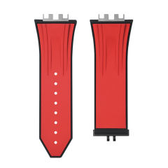 维瑞亚橡胶表带适用于宇舶614灵魂系列MECA-10 45mm