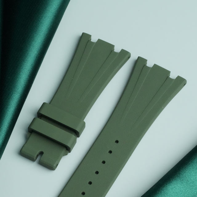 维瑞亚橡胶表带适用于爱彼皇家橡树39mm 26120 OR