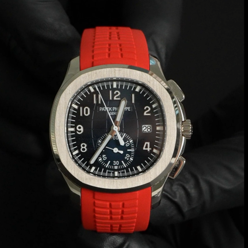 维瑞亚橡胶表带适用于百达翡丽手雷5968