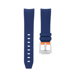 维瑞亚橡胶表带适用于OMEGA海洋宇宙计时45.5mm9300机芯