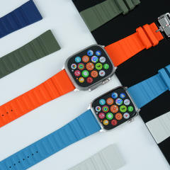 维瑞亚橡胶表带适用于苹果手表Apple Watch 44/45/49mm