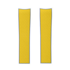 维瑞亚橡胶表带适用于浪琴康卡斯41/43mm双色胶带不含扣