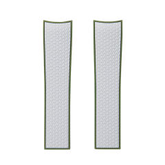 维瑞亚橡胶表带适用于浪琴康卡斯41/43mm双色胶带含折叠扣