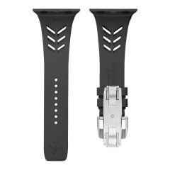 维瑞亚橡胶表带 鲨鱼腮 适用于苹果手表Apple Watch 44/45/49mm