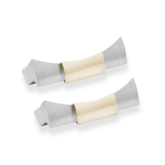 【有减震条+头粒】维瑞亚橡胶表带适用于劳力士迪通拿116503.116523含22K间金头粒和有减震胶带