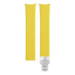 维瑞亚高端氟橡胶表带弯头通用款18 19 20 21 22 23mm手表表带